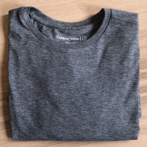 OUTDOOR VOICES Sweatee Long Sleeve T Shirt